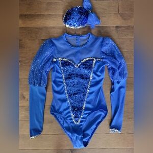 Blue Sequin Costume